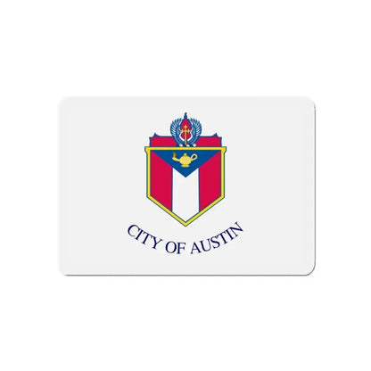 Flag of Austin Texas - Refrigerator Magnet 5 Inch - The Sticker Space