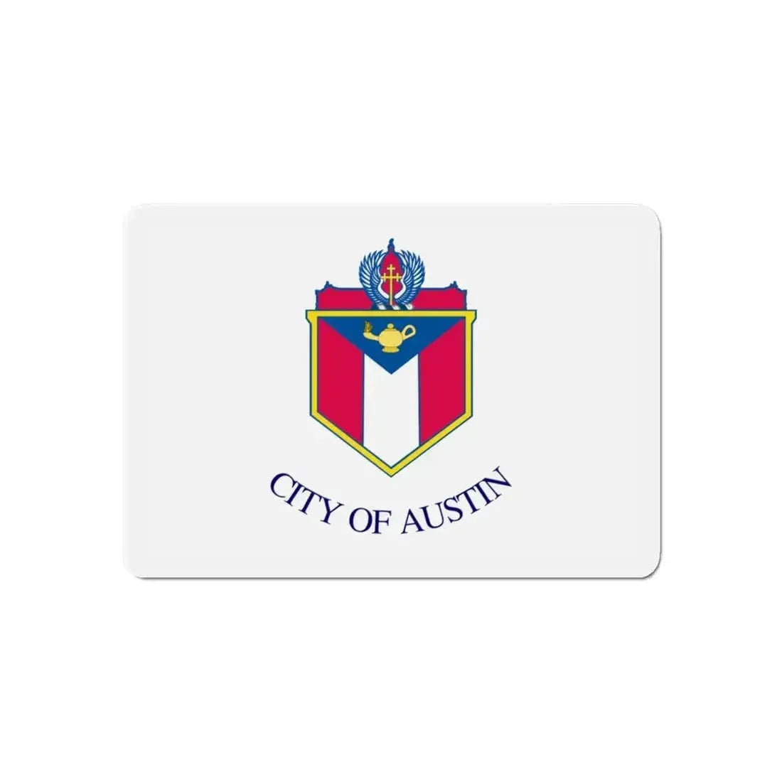 Flag of Austin Texas - Refrigerator Magnet - The Sticker Space