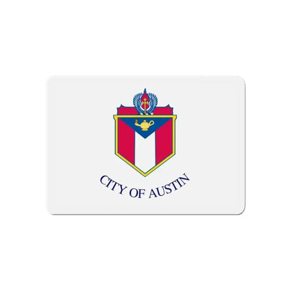 Flag of Austin Texas - Refrigerator Magnet - The Sticker Space