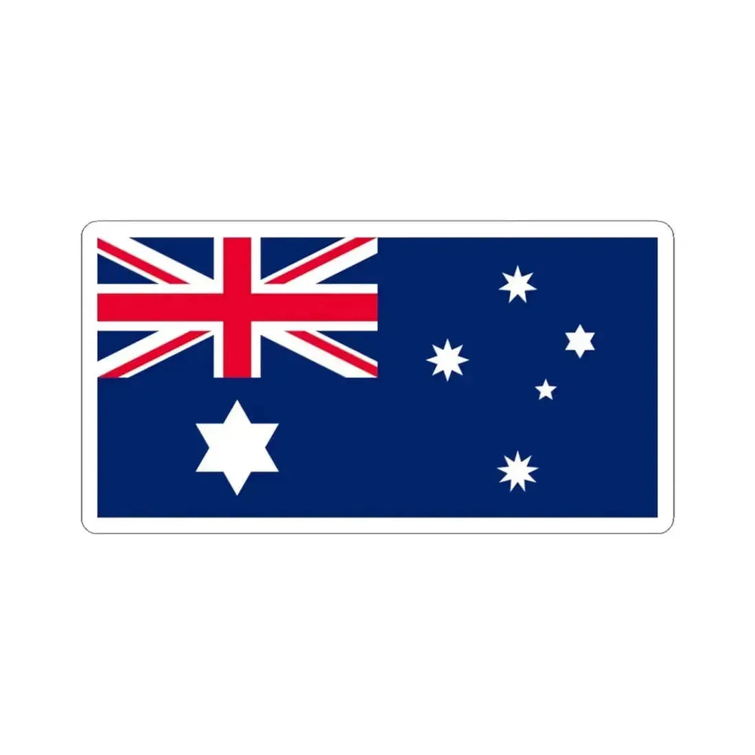 Flag of Australia 1901-1903 (Australia) STICKER Vinyl Kiss-Cut Decal 3 Inch White - The Sticker Space