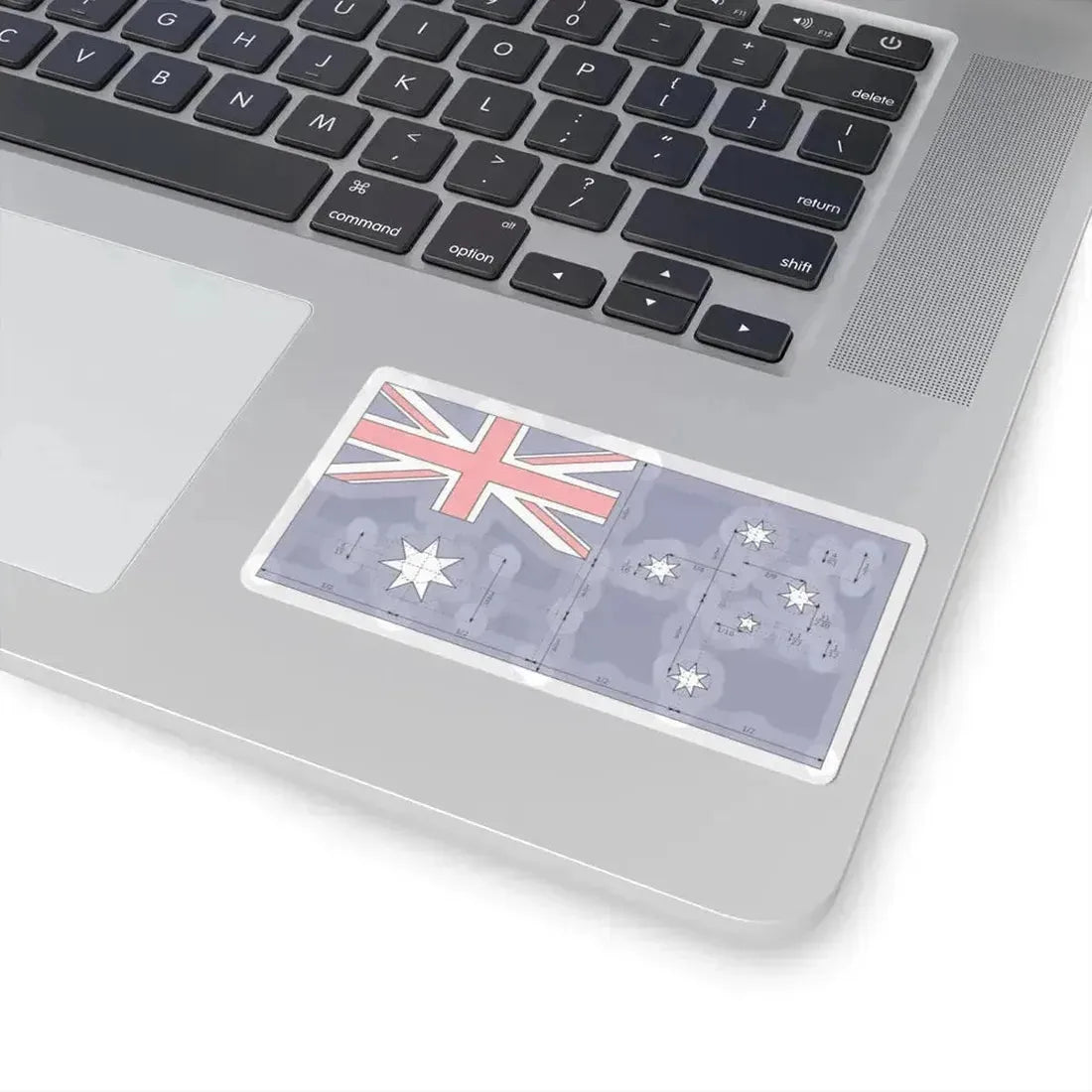 Flag of Australia construction sheet (Australia) STICKER Vinyl Kiss-Cut Decal - The Sticker Space