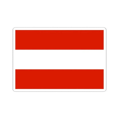 Flag of Austria 1230-1934 (Austria) STICKER Vinyl Kiss-Cut Decal 2 Inch White - The Sticker Space
