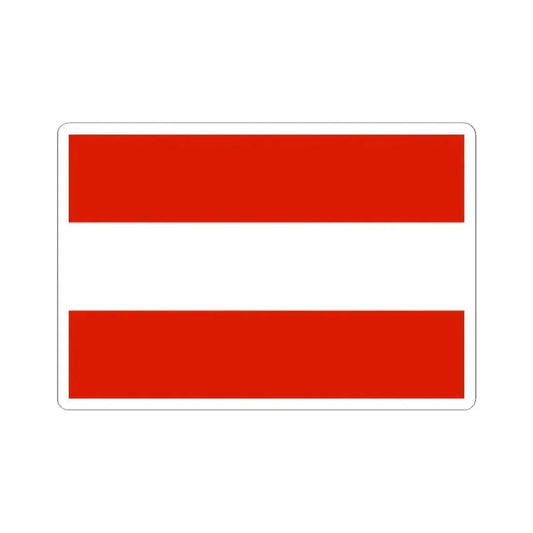 Flag of Austria 1230-1934 (Austria) STICKER Vinyl Kiss-Cut Decal 2 Inch White - The Sticker Space