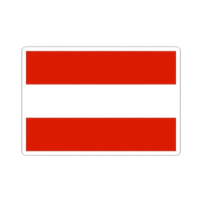 Flag of Austria 1230-1934 (Austria) STICKER Vinyl Kiss-Cut Decal 3 Inch White - The Sticker Space