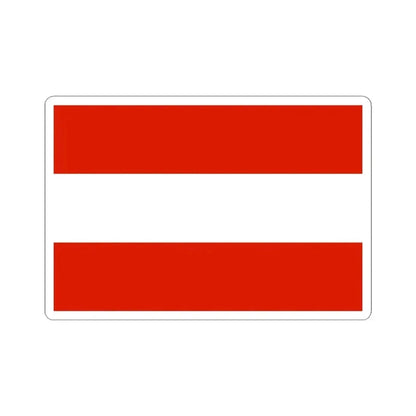 Flag of Austria 1230-1934 (Austria) STICKER Vinyl Kiss-Cut Decal 4 Inch White - The Sticker Space