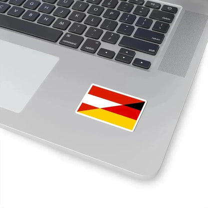 Flag of Austria and Germany (Austria) STICKER Vinyl Kiss-Cut Decal - The Sticker Space