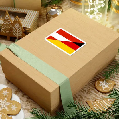 Flag of Austria and Germany (Austria) STICKER Vinyl Kiss-Cut Decal - The Sticker Space