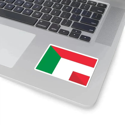 Flag of Austria and Italy (Austria) STICKER Vinyl Kiss-Cut Decal - The Sticker Space