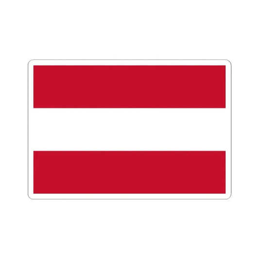 Flag of Austria (Austria) STICKER Vinyl Kiss-Cut Decal 2 Inch White - The Sticker Space