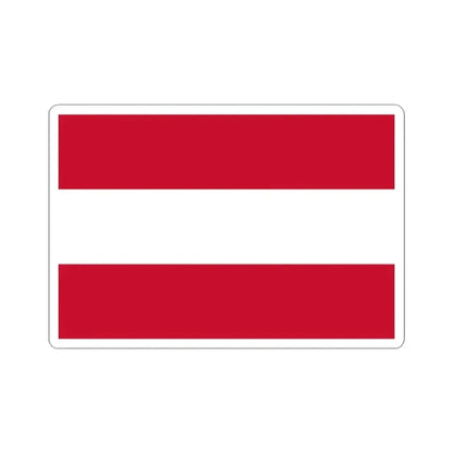 Flag of Austria (Austria) STICKER Vinyl Kiss-Cut Decal 3 Inch White - The Sticker Space