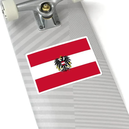 Flag of Austria state (Austria) STICKER Vinyl Kiss-Cut Decal - The Sticker Space