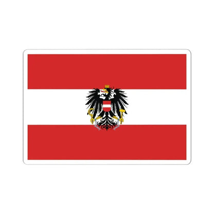 Flag of Austria state variant 2 (Austria) STICKER Vinyl Kiss-Cut Decal 6 Inch White - The Sticker Space