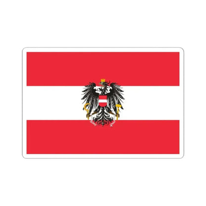 Flag of Austria state variant (Austria) STICKER Vinyl Kiss-Cut Decal 2 Inch White - The Sticker Space