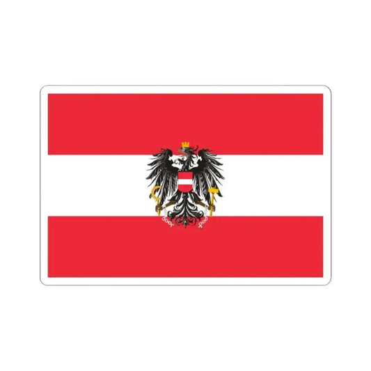 Flag of Austria state variant (Austria) STICKER Vinyl Kiss-Cut Decal 2 Inch White - The Sticker Space