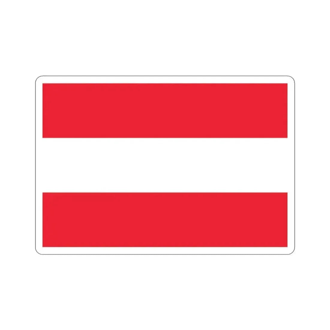 Flag of Austria STICKER Vinyl Die-Cut Decal 2 Inch - The Sticker Space
