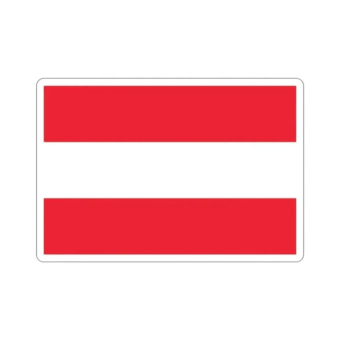 Flag of Austria STICKER Vinyl Die-Cut Decal 3 Inch - The Sticker Space