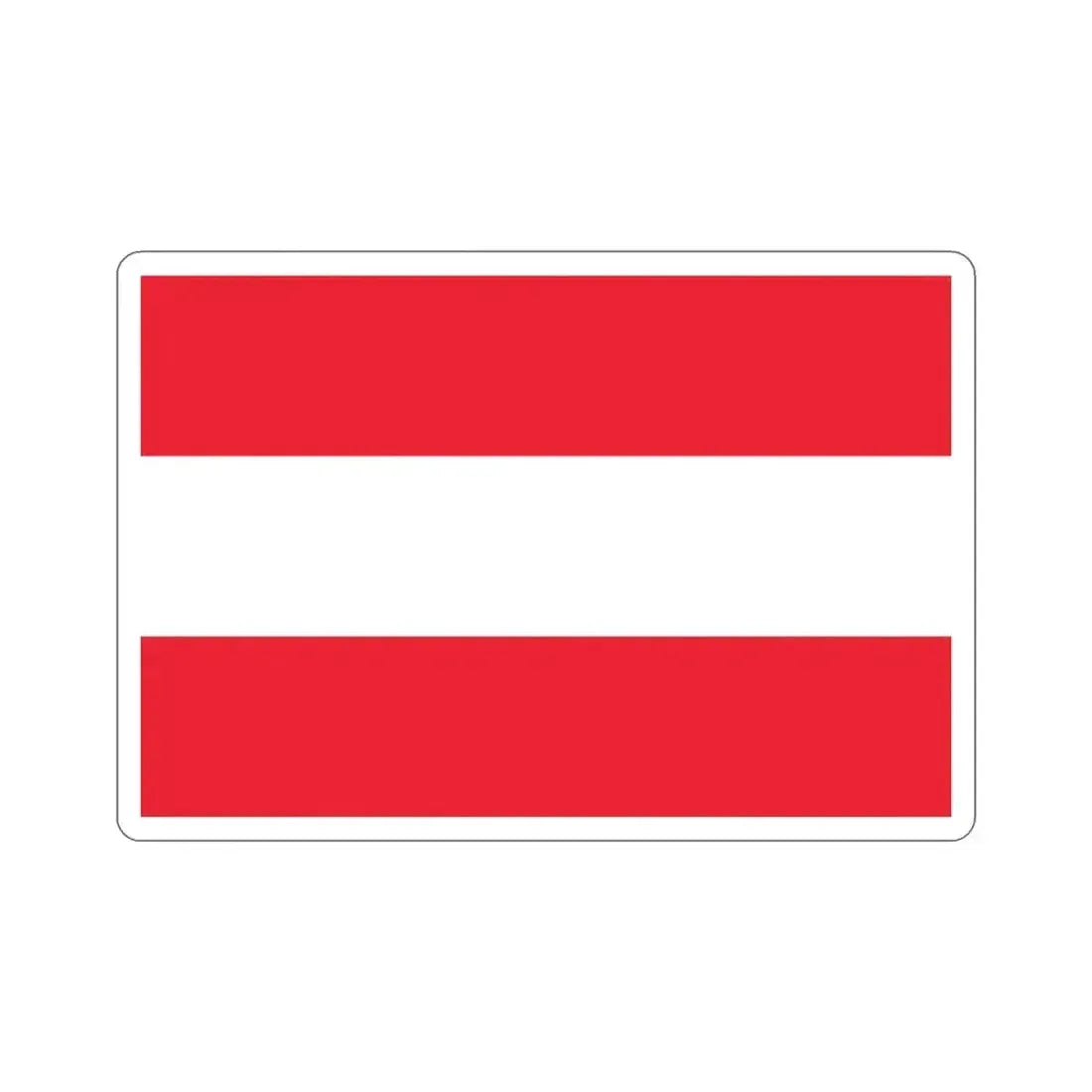 Flag of Austria STICKER Vinyl Die-Cut Decal 5 Inch - The Sticker Space