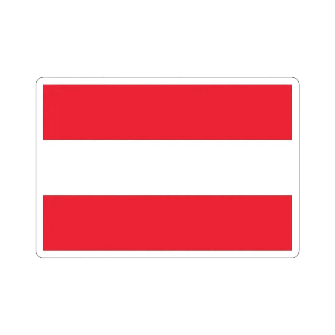 Flag of Austria STICKER Vinyl Die-Cut Decal 6 Inch - The Sticker Space
