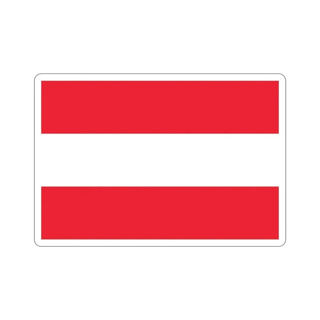 Flag of Austria STICKER Vinyl Die-Cut Decal - The Sticker Space