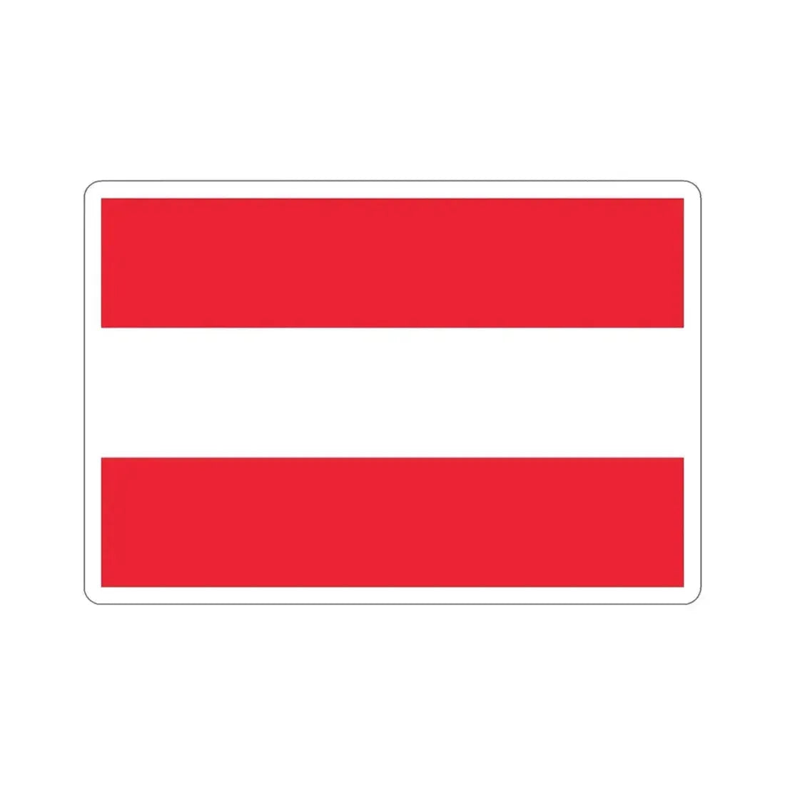 Flag of Austria STICKER Vinyl Die-Cut Decal - The Sticker Space