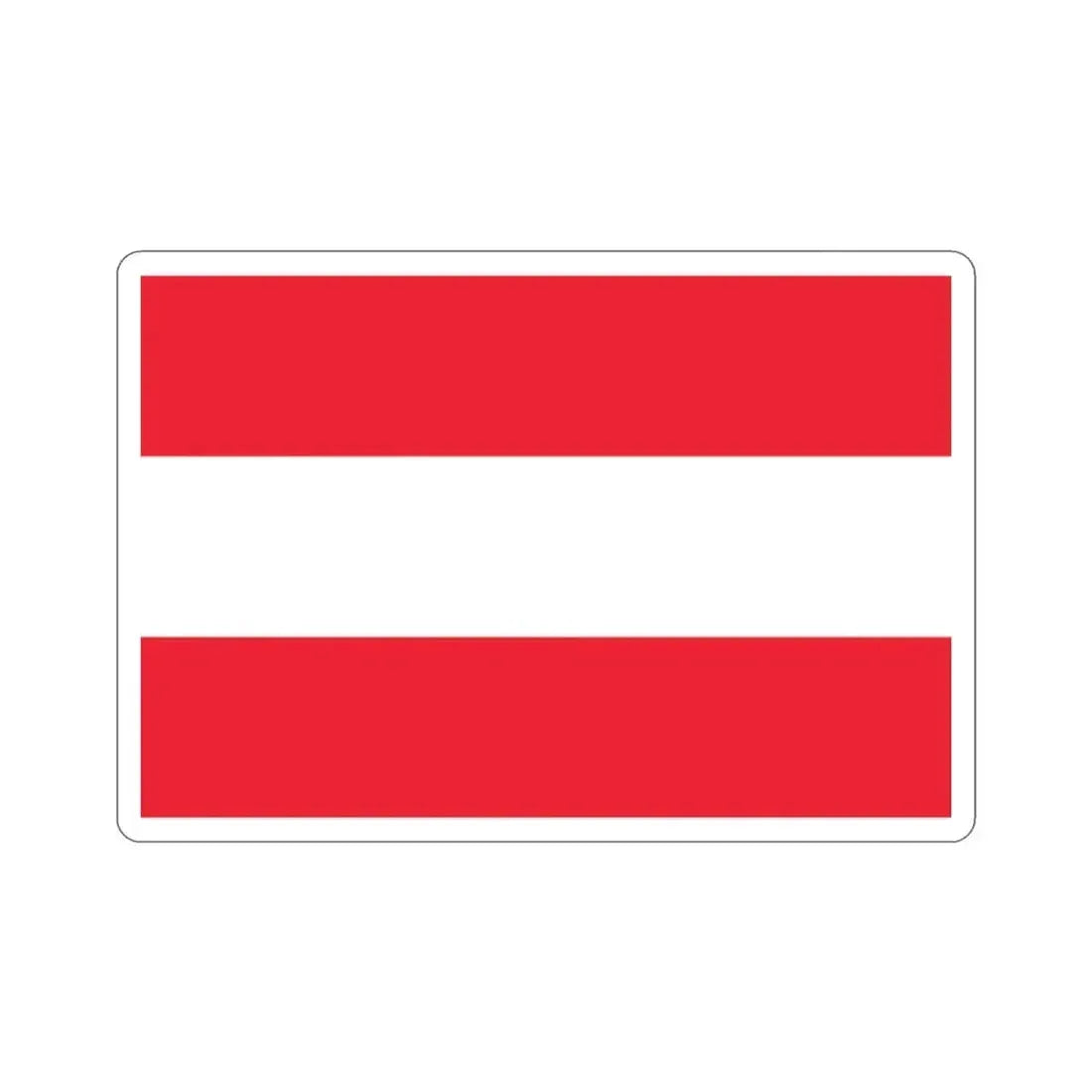 Flag of Austria STICKER Vinyl Die-Cut Decal - The Sticker Space