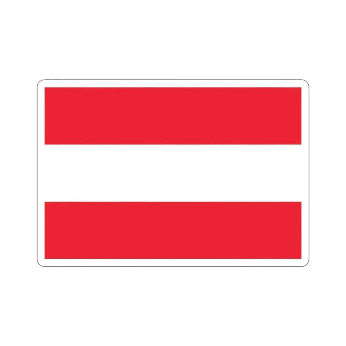 Flag of Austria STICKER Vinyl Die-Cut Decal - The Sticker Space