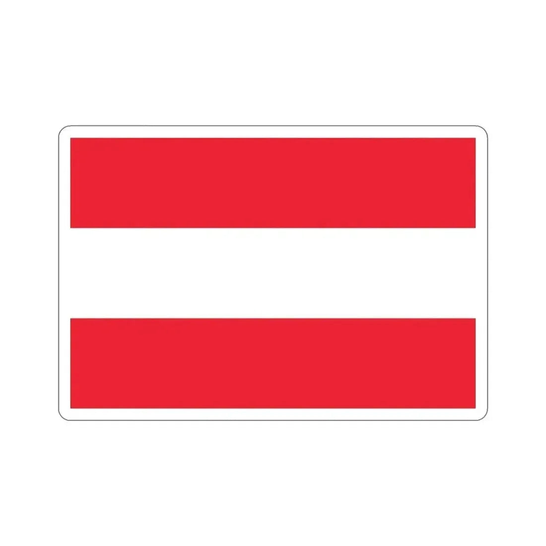 Flag of Austria STICKER Vinyl Die-Cut Decal - The Sticker Space
