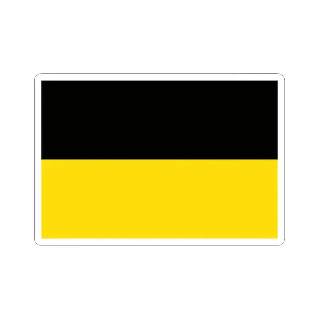 Flag of Austrian Silesia (Austria) STICKER Vinyl Kiss-Cut Decal 2 Inch White - The Sticker Space