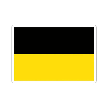 Flag of Austrian Silesia (Austria) STICKER Vinyl Kiss-Cut Decal 2 Inch White - The Sticker Space