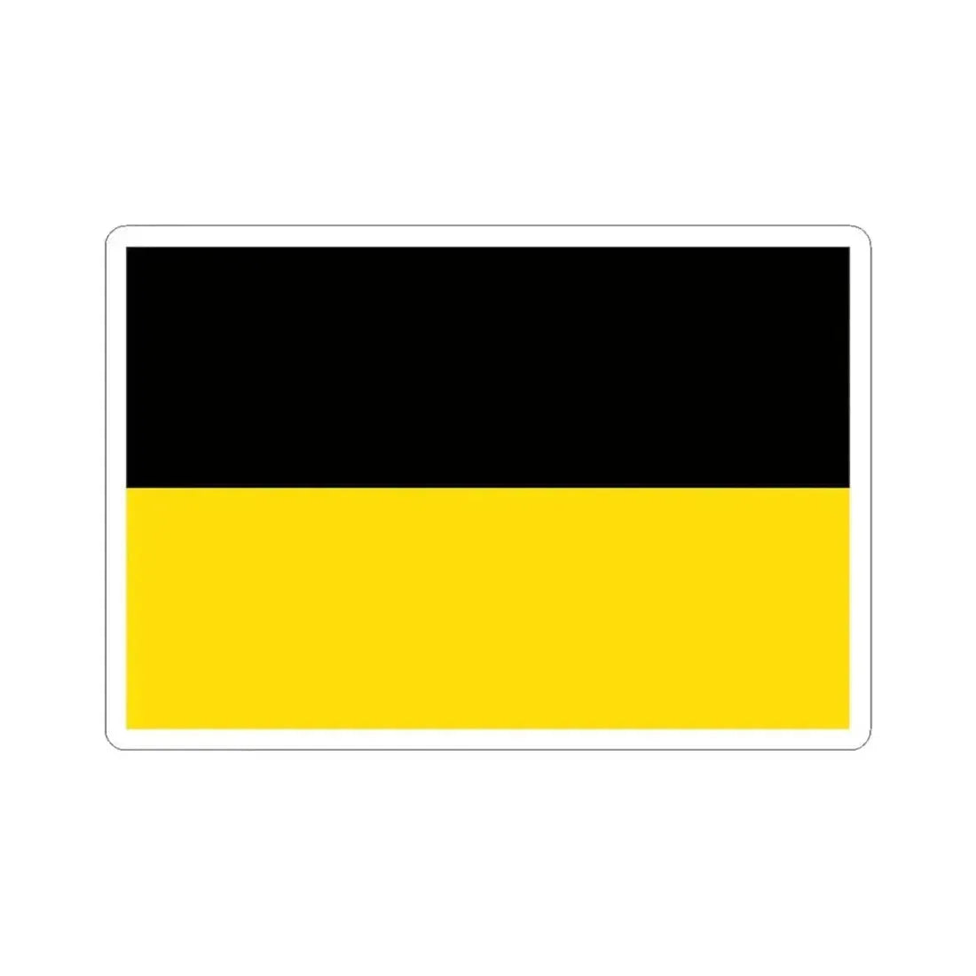 Flag of Austrian Silesia (Austria) STICKER Vinyl Kiss-Cut Decal 3 Inch White - The Sticker Space