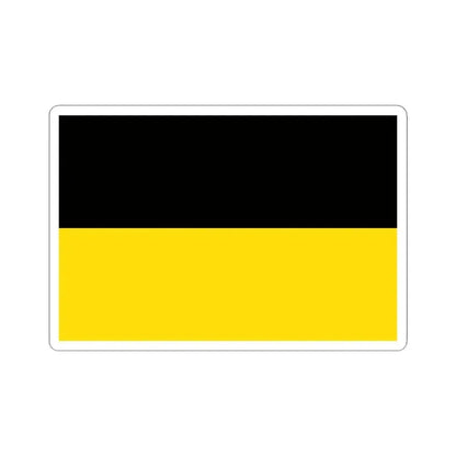 Flag of Austrian Silesia (Austria) STICKER Vinyl Kiss-Cut Decal 4 Inch White - The Sticker Space