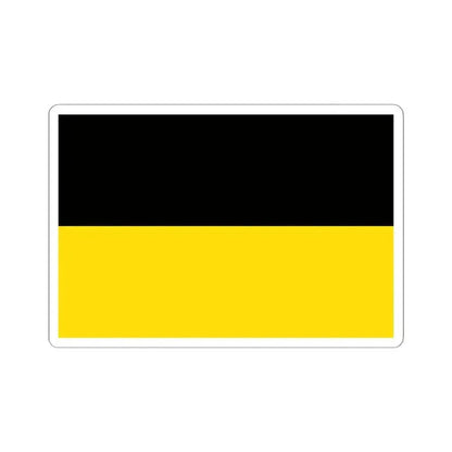 Flag of Austrian Silesia (Austria) STICKER Vinyl Kiss-Cut Decal 6 Inch White - The Sticker Space