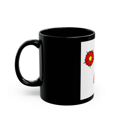 Flag of Autafond Switzerland - Black Coffee Mug-The Sticker Space