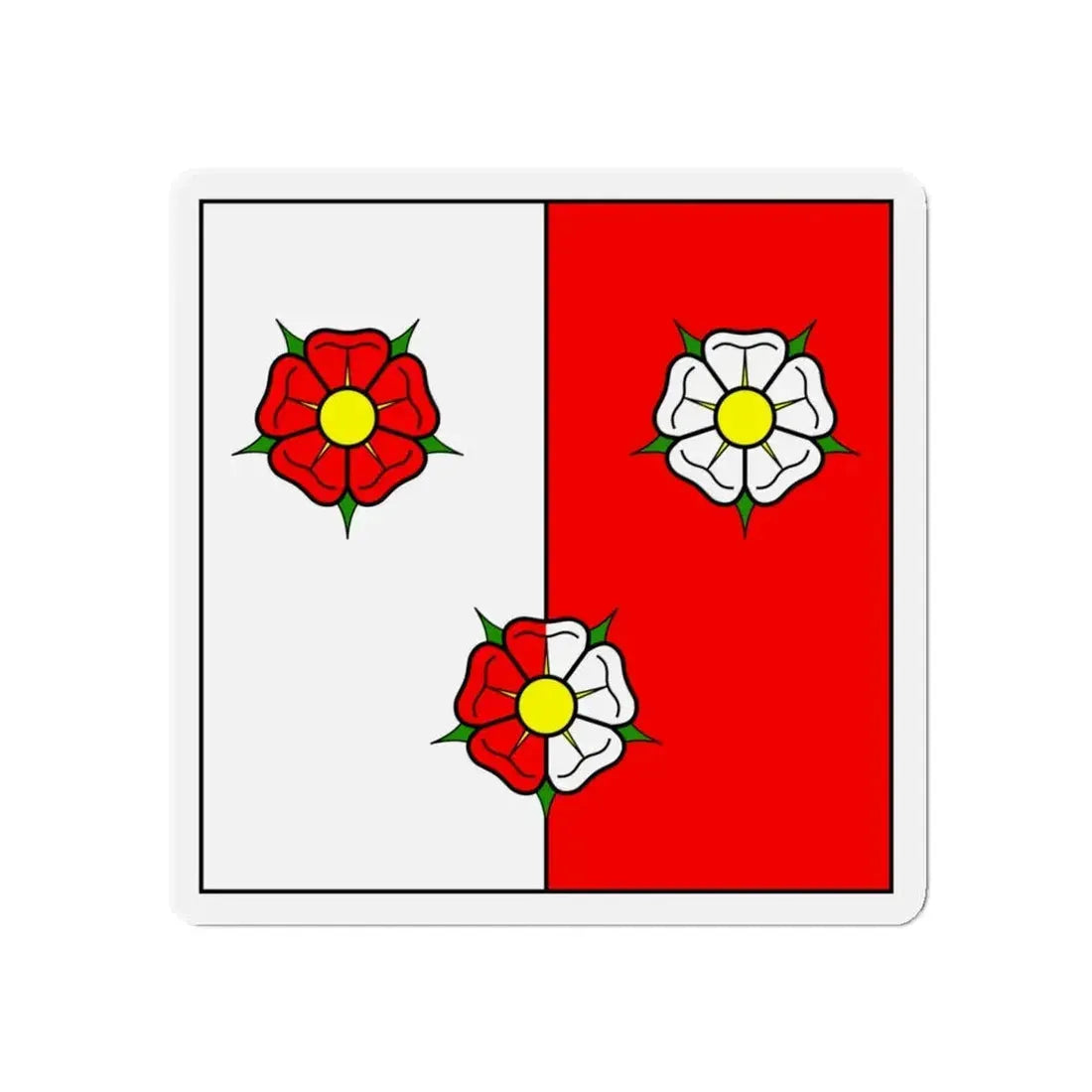 Flag of Autafond Switzerland - Refrigerator Magnet 5 Inch - The Sticker Space