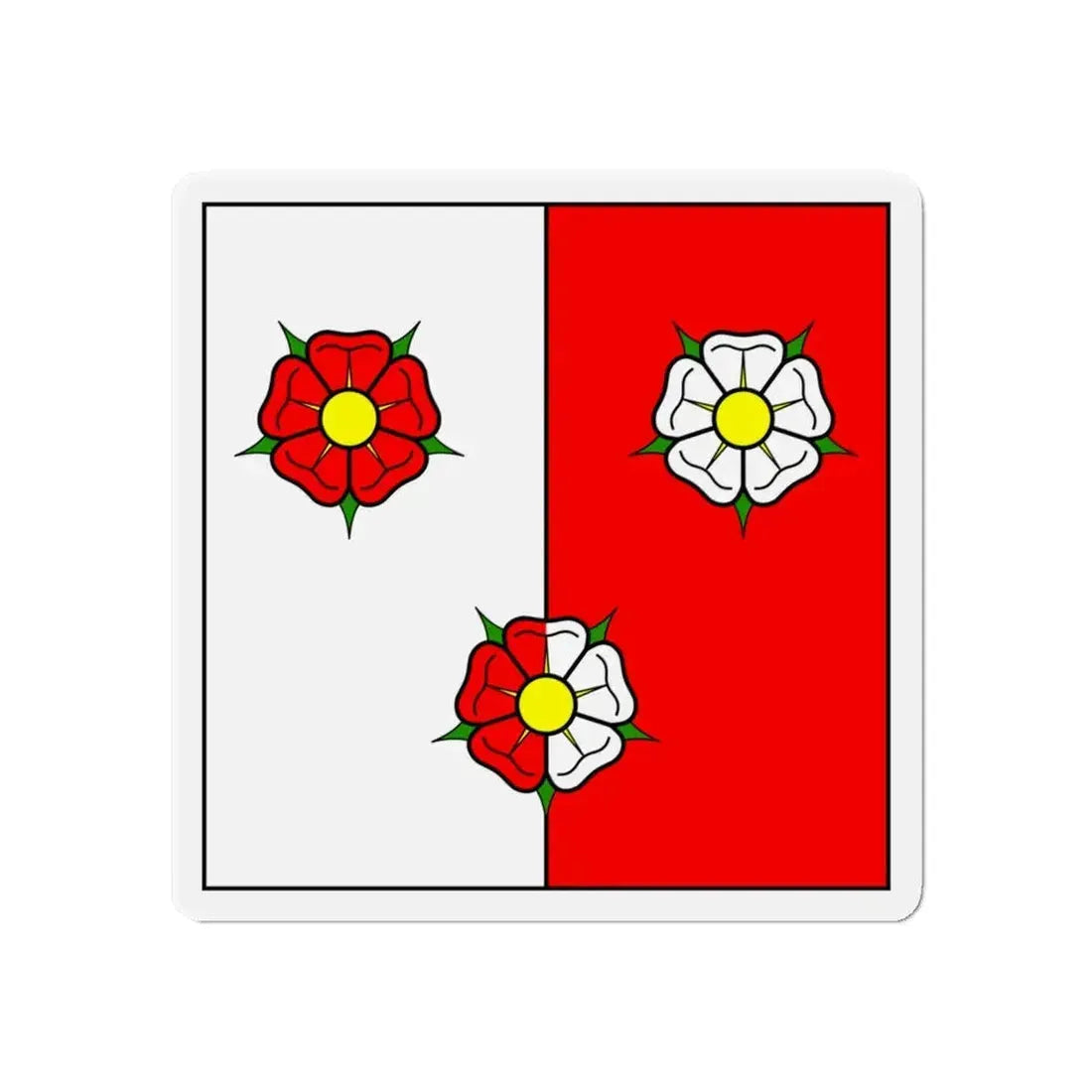 Flag of Autafond Switzerland - Refrigerator Magnet 6 Inch - The Sticker Space