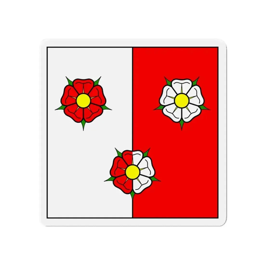Flag of Autafond Switzerland - Refrigerator Magnet - The Sticker Space