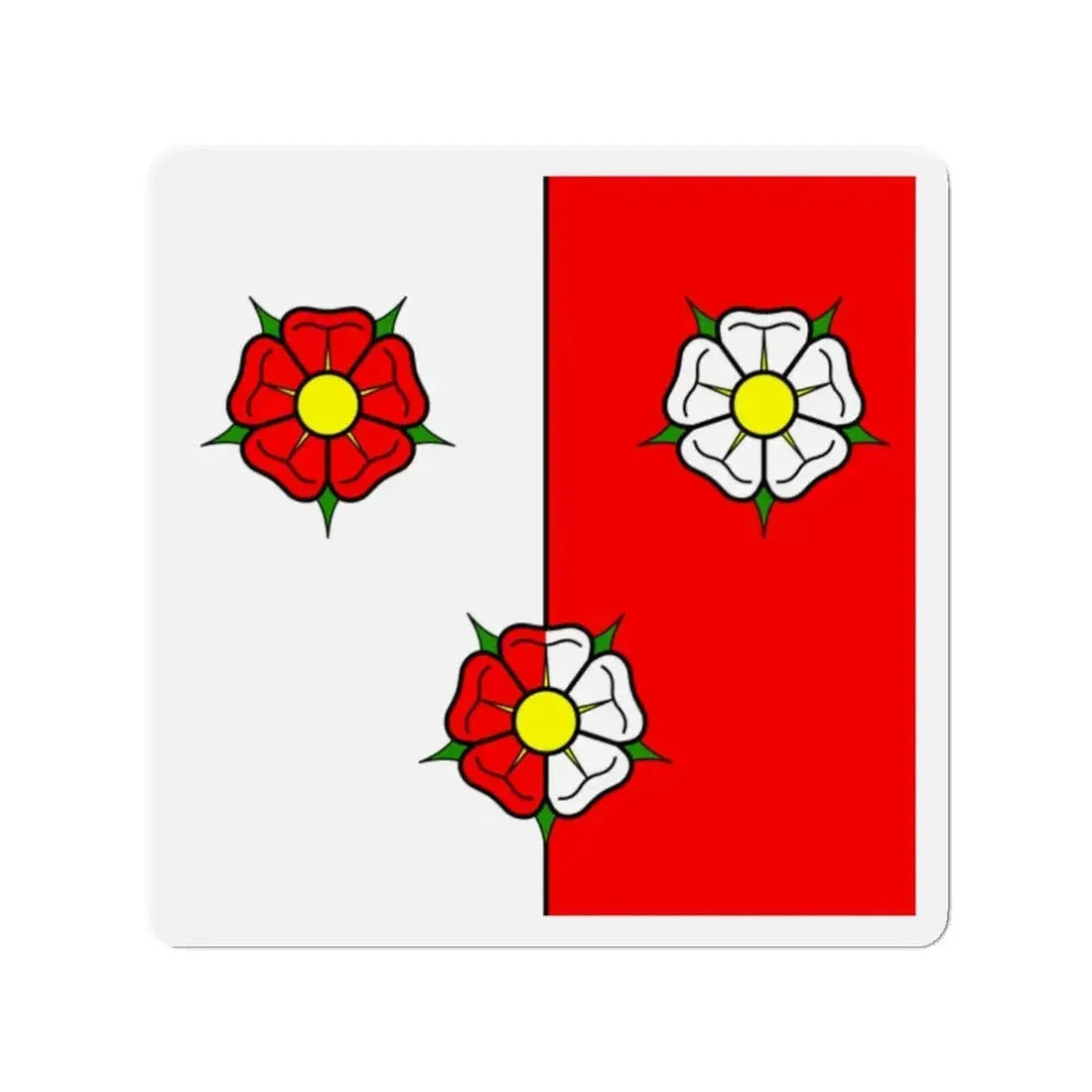 Flag of Autafond Switzerland - Refrigerator Magnet - The Sticker Space