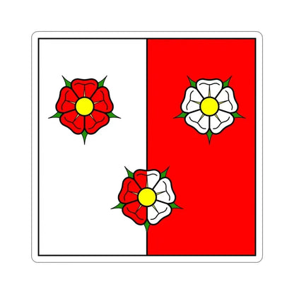 Flag of Autafond Switzerland STICKER Vinyl Die-Cut Decal 4 Inch - The Sticker Space