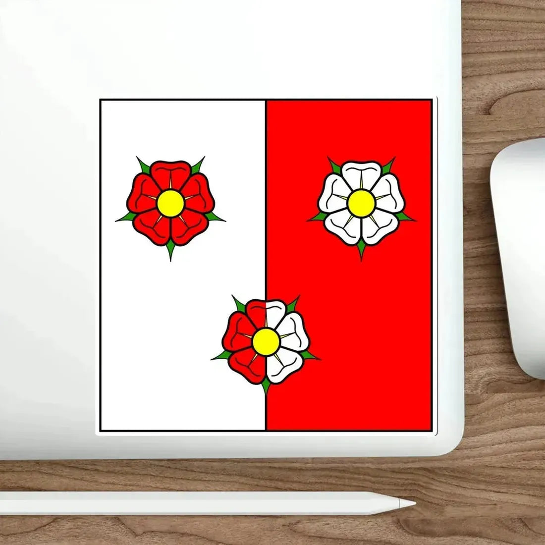 Flag of Autafond Switzerland STICKER Vinyl Die-Cut Decal - The Sticker Space