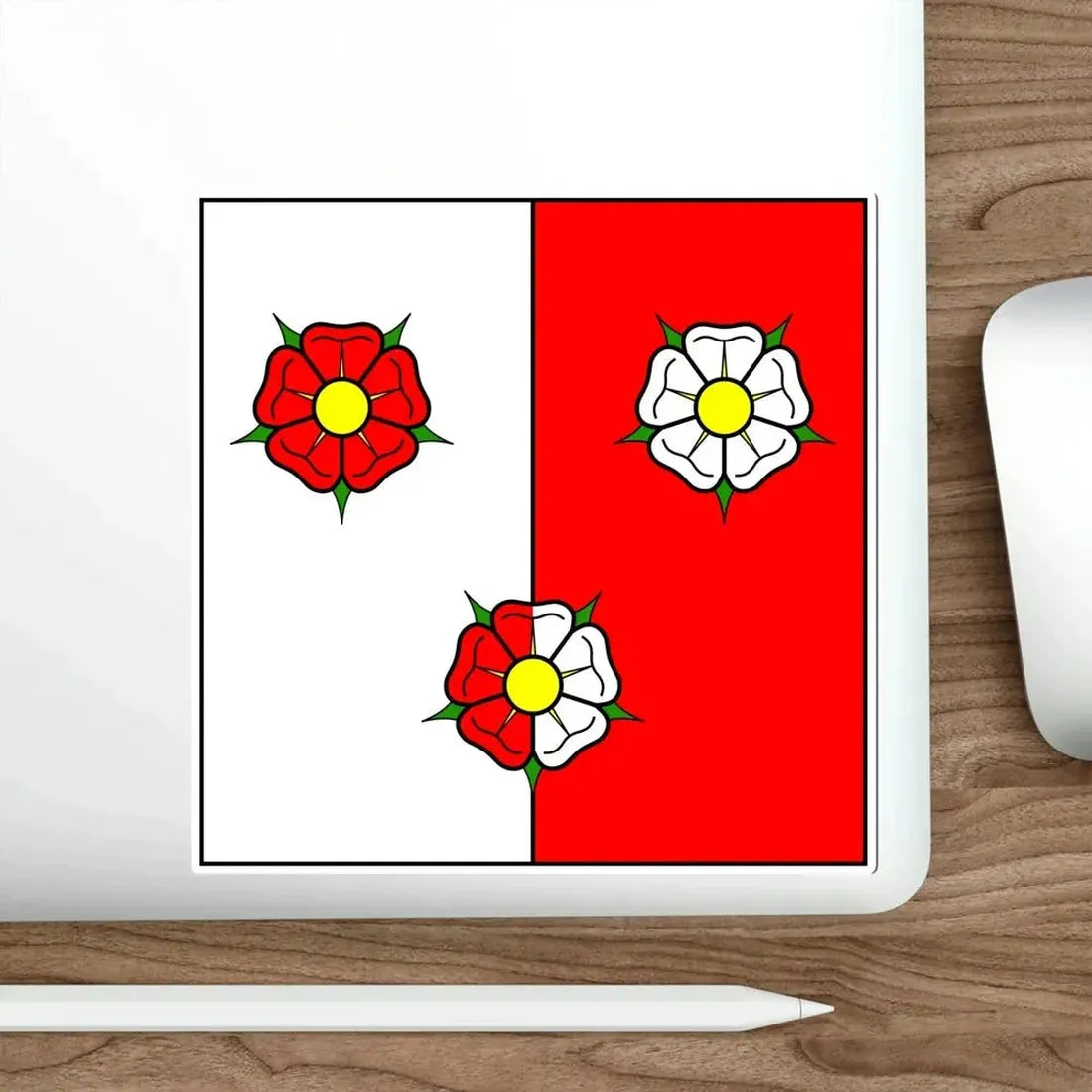 Flag of Autafond Switzerland STICKER Vinyl Die-Cut Decal - The Sticker Space