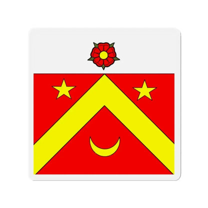 Flag of Autavaux Switzerland - Refrigerator Magnet 2 Inch - The Sticker Space