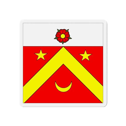 Flag of Autavaux Switzerland - Refrigerator Magnet 5 Inch - The Sticker Space