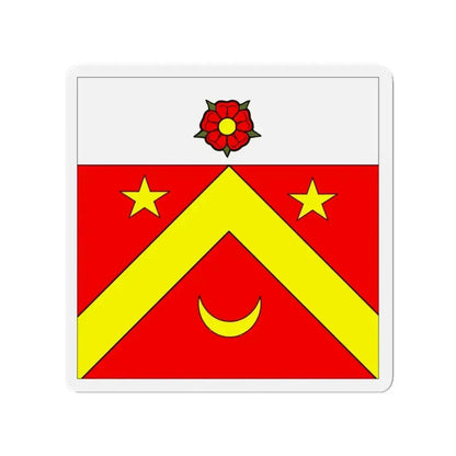 Flag of Autavaux Switzerland - Refrigerator Magnet - The Sticker Space