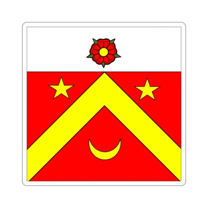 Flag of Autavaux Switzerland STICKER Vinyl Die-Cut Decal 2 Inch - The Sticker Space