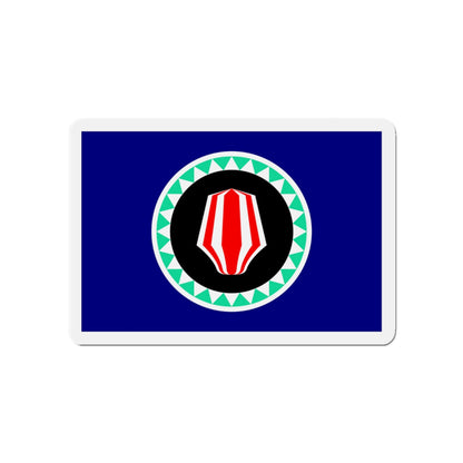 Flag of Autonomous Region of Bougainville Papa New Guinea - Die-Cut Magnet-4" x 4"-The Sticker Space