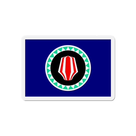 Flag of Autonomous Region of Bougainville Papa New Guinea - Die-Cut Magnet-6 × 6"-The Sticker Space