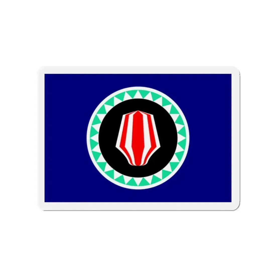 Flag of Autonomous Region of Bougainville Papa New Guinea - Refrigerator Magnet 2 Inch - The Sticker Space