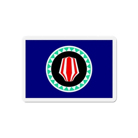Flag of Autonomous Region of Bougainville Papa New Guinea - Refrigerator Magnet 6 Inch - The Sticker Space