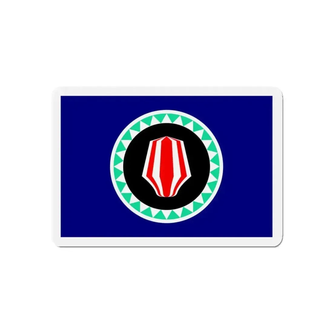Flag of Autonomous Region of Bougainville Papa New Guinea - Refrigerator Magnet - The Sticker Space