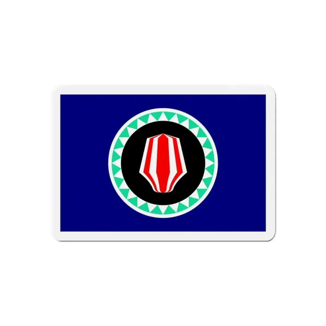 Flag of Autonomous Region of Bougainville Papa New Guinea - Refrigerator Magnet - The Sticker Space